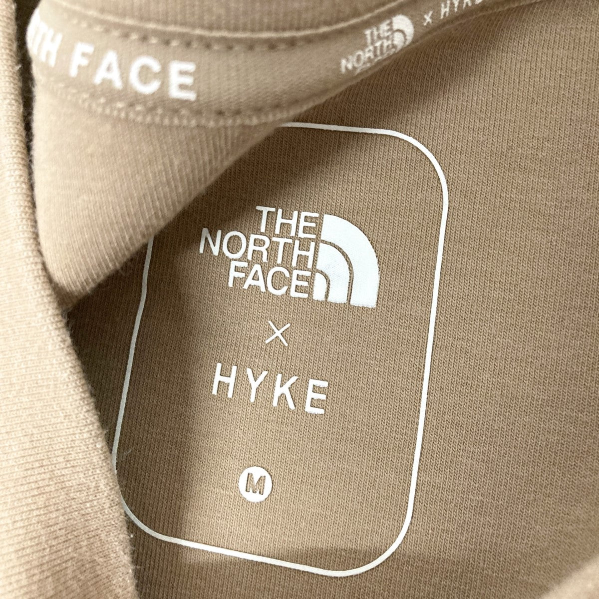 THE NORTH FACE×HYKE TEC AIR BIG TOPサイドジップスウェット