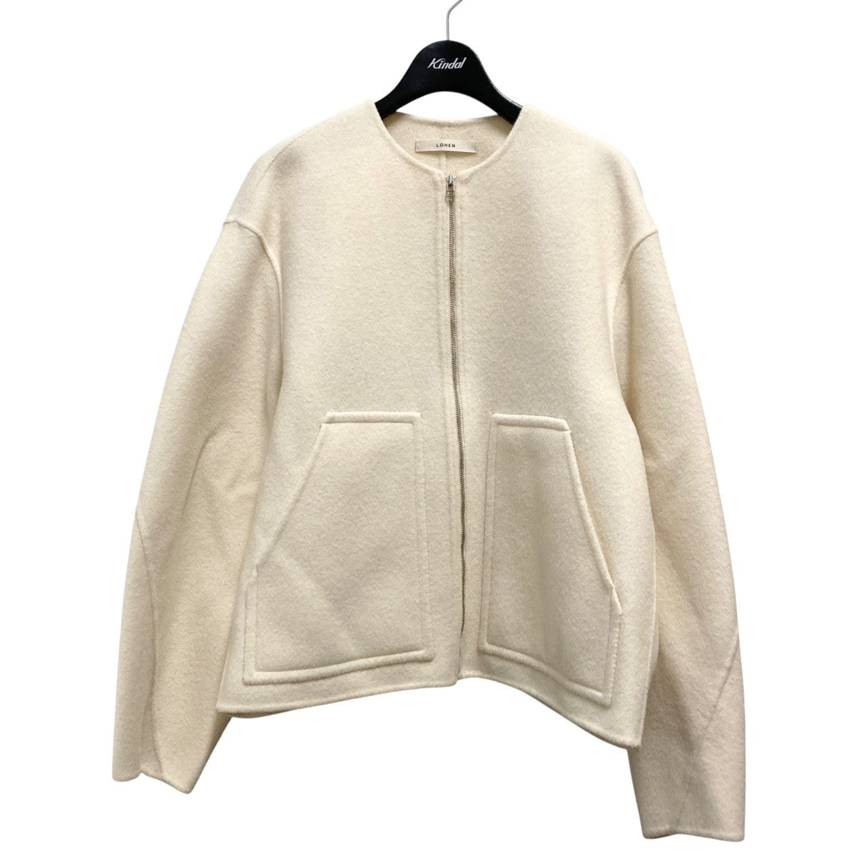 LOHEN(ローヘン) バックフォルムリバーZIPブルゾンコートウール