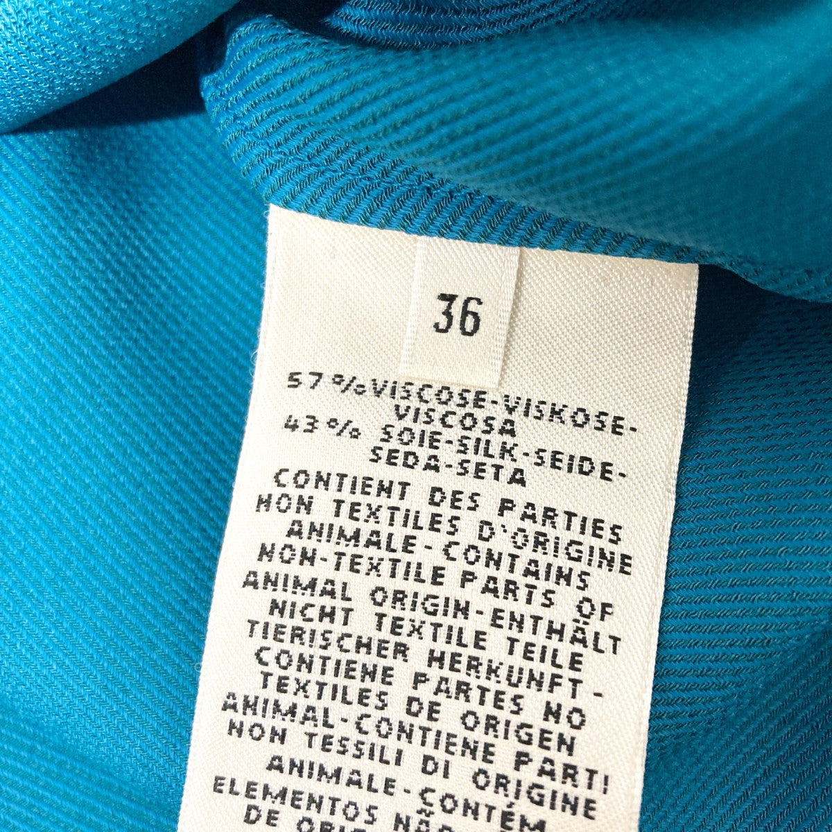 HERMES シルク混カットソー 古着・中古-5枚目のアイテム画像