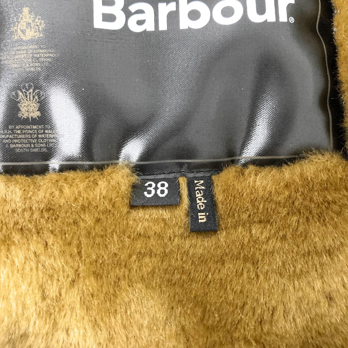 Barbour(バーブァー) ファーベスト2102112 2102112 ブラウン サイズ 38