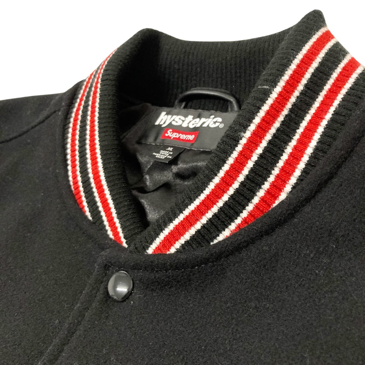 Supreme×Hysteric Glamour Varsity Jacketスタジャン ブラック