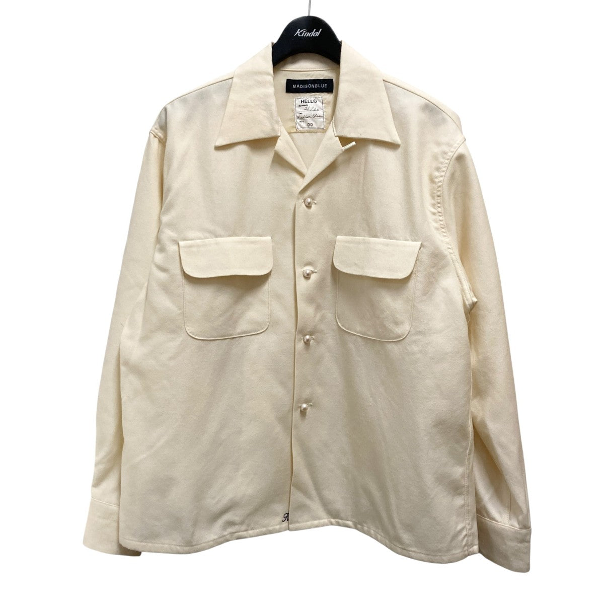 2023マディソンブルー☆三越限定マダムオックスフォードパールボタンシャツ00白 2023マディソンブルー☆三越限定マダムオックスフォードパール