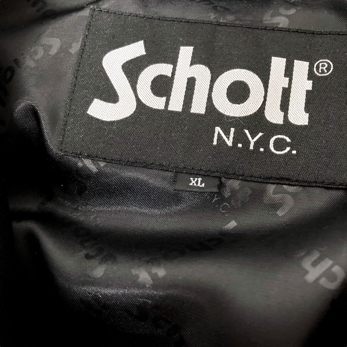 Schott(ショット) レザージャケット3111028 3111028 ブラック