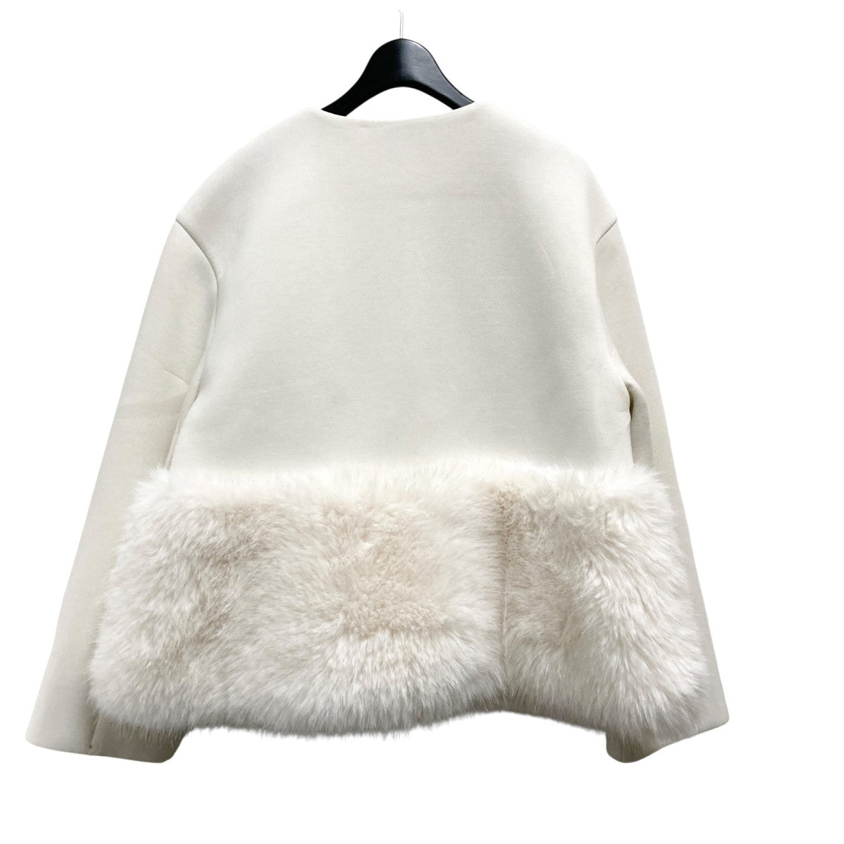 2024AW CELFORD / 裾ファーブルゾン　ホワイト 裾ファーブルゾン(ジャケット・ブルゾン)｜OUTER（アウター
