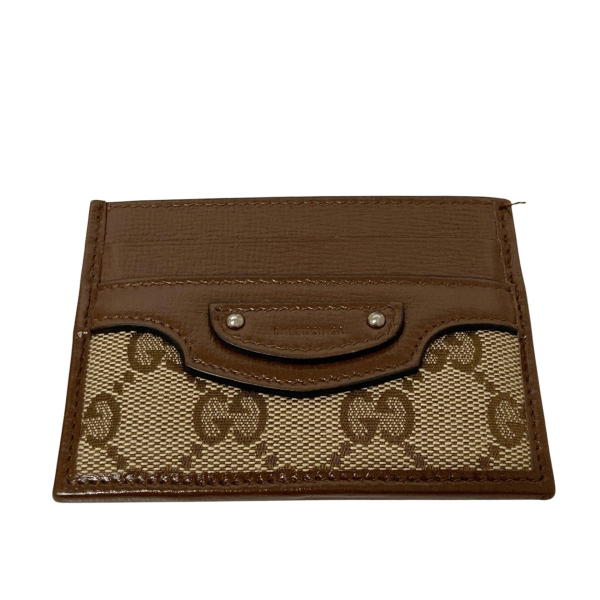 GUCCI×BALENCIAGA カードケース681709 681709 ブラウン×ベージュ