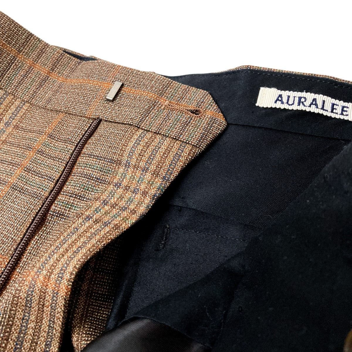 AURALEE(オーラリー) 24AWBLUEFACED WOOL CHECK SLACKSチェック