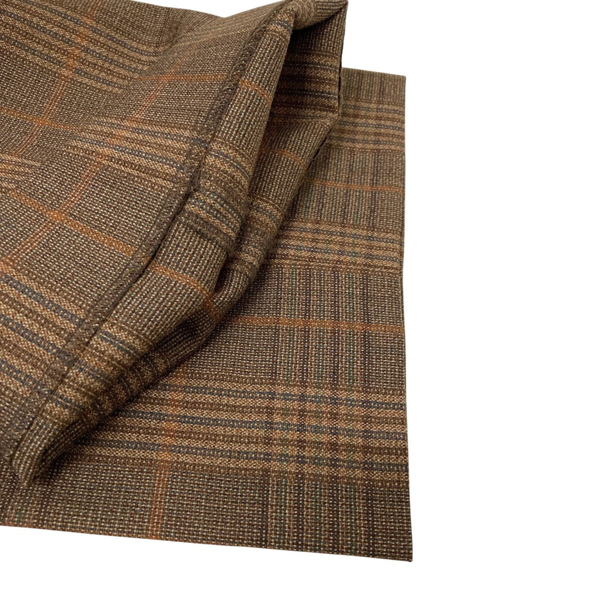 AURALEE CASHMERE CHECK STOLEブラウンイエローチェック Auralee Cashmere Check Stole - Brown/Yellow Check | Garmentory