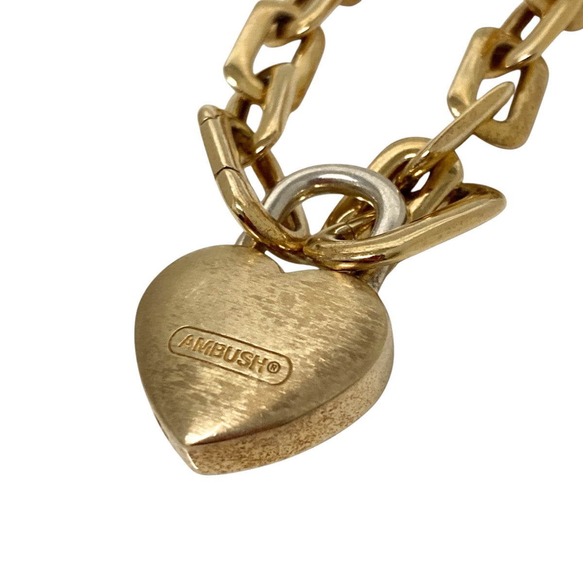 AMBUSH(アンブッシュ) SMALL HEART PADLOCK CHAIN BRACELET AMBUSH(アンブッシュ) SMALL HEART PADLOCK CHAIN BRACELET