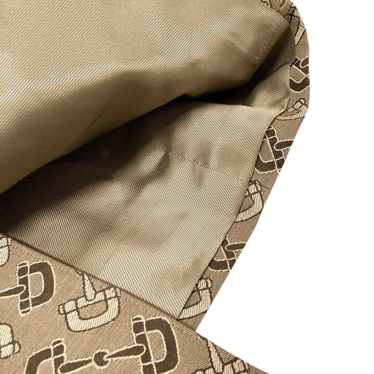 GUCCI(グッチ) MAXI CLAMP PATTERN COTTON JACKET総柄ジャケット