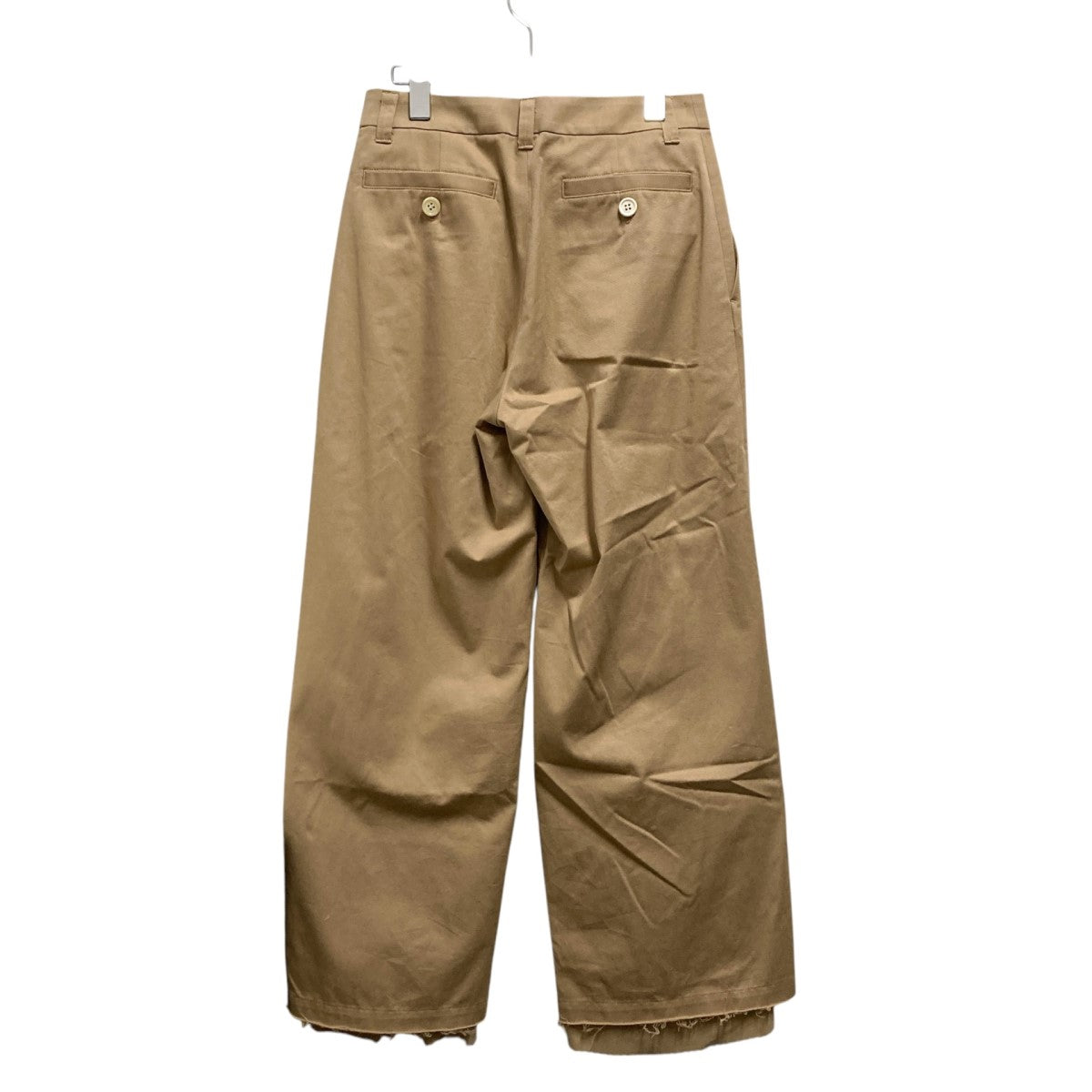 Chino Cloth Front opening Solid Double PantチノパンUC2A1506