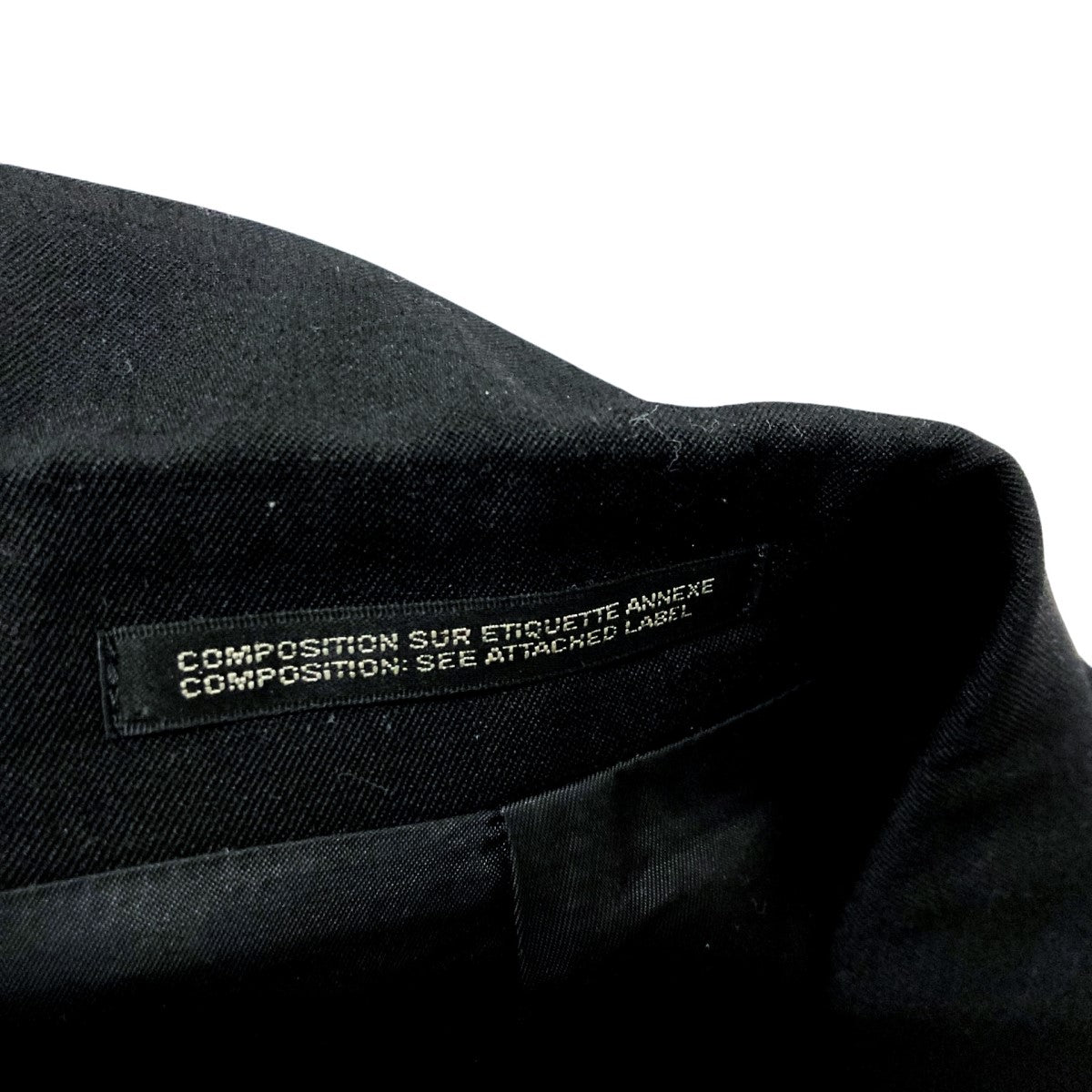 Yohji Yamamoto POUR HOMME フラシベルト付ジャケット yohji yamamoto - pour homme フラシベルト付きWJ / HJ-J69-124