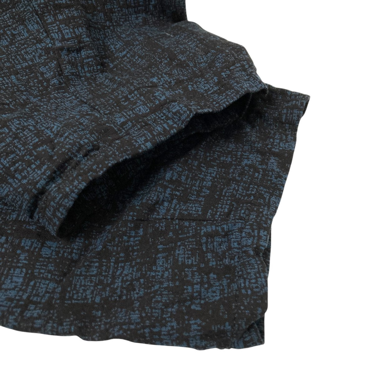 KAZUYUKI KUMAGAI ATTACHMENT◆サルエルパンツ/コットン/ブラック/ボトム/変形/ カズユキクマガイ☆バルキー裏毛 サルエルパンツ 8分丈 クロップド