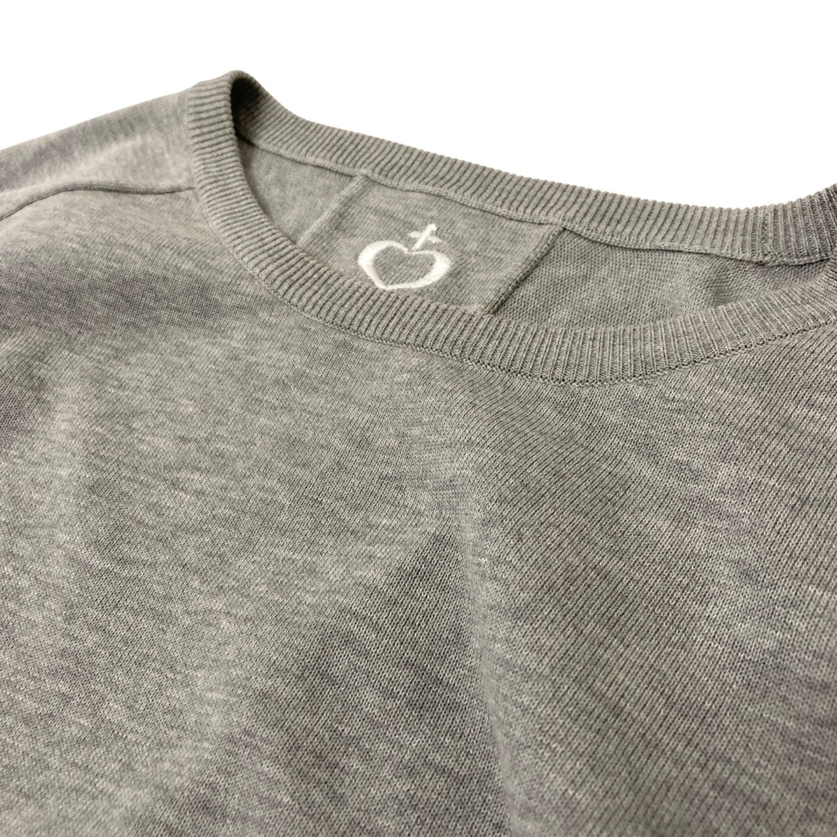 SIDE SLOPE peruvian pima cotton crew neck knit pulloverコットンニットSSL33 214W 古着・中古-3枚目のアイテム画像