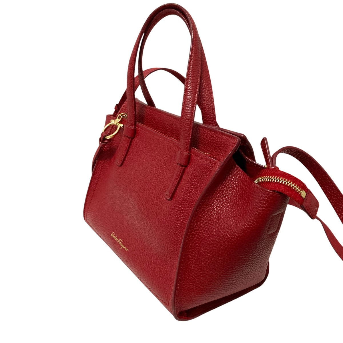 Salvatore Ferragamo エイミーガンチーニ2WAYショルダーバッグEE 21 f478 古着・中古-3枚目のアイテム画像