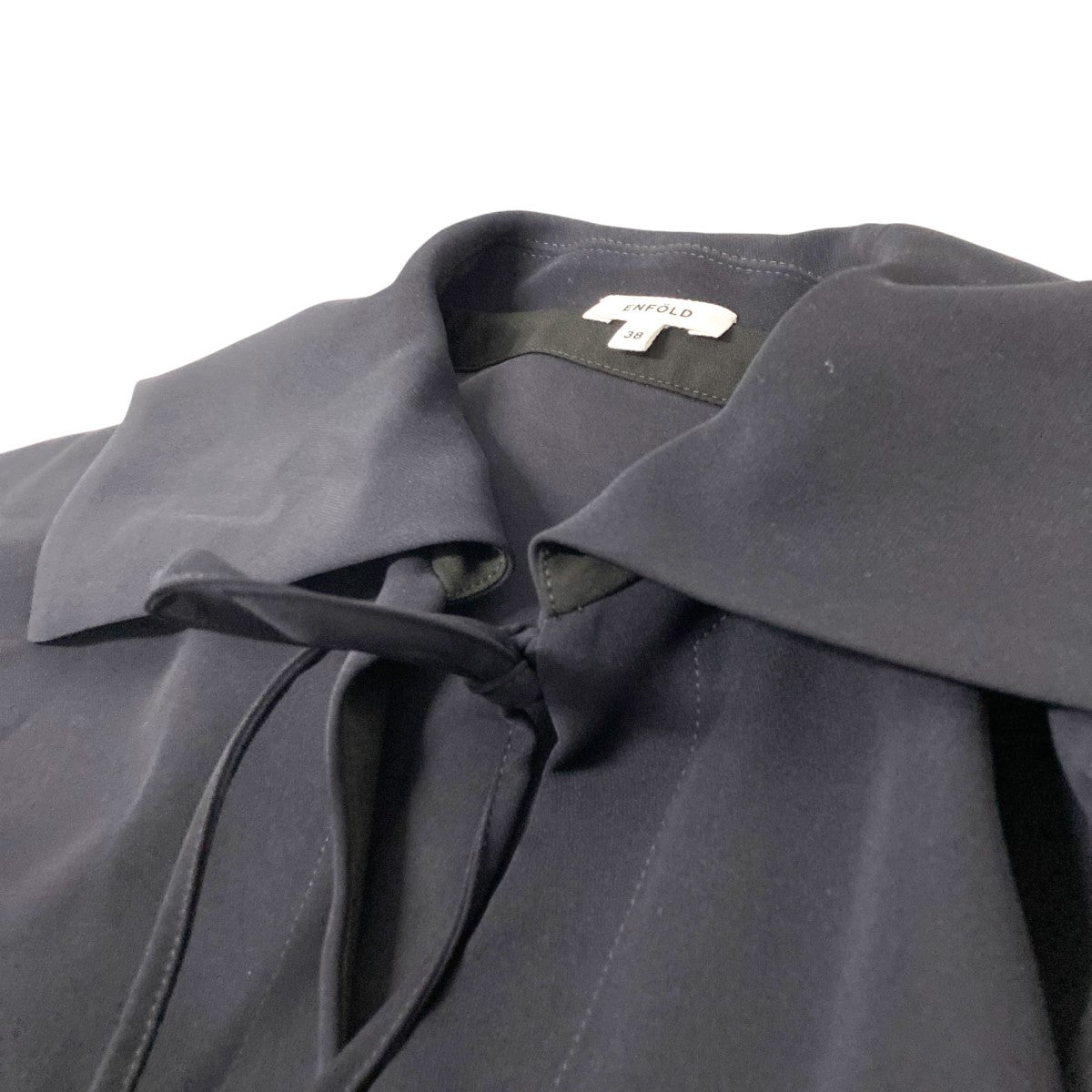 エンフォルド ENFOLD SAILOR-COLLAR PULLOVER セーラーカラープルオーバー 300GA230 1210 ブラック サイズ：3 ENFOLD(エンフォルド) SAILOR-COLLAR PULLOVERセーラーカラー