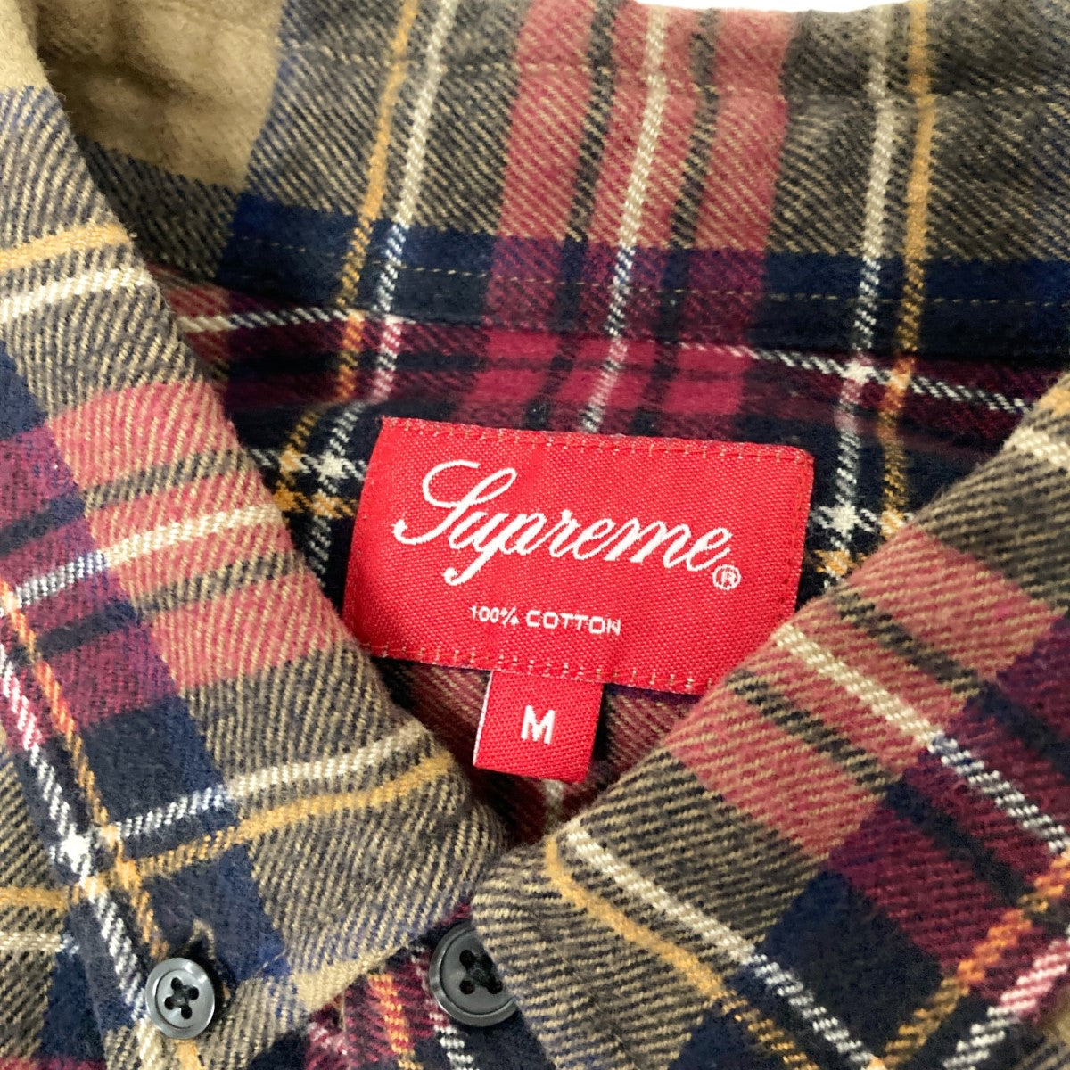Supreme(シュプリーム) Tartan Flannel Shirtチェック長袖シャツ