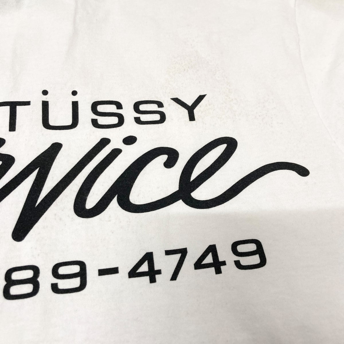 stussy(ステューシー) プリントTシャツ ホワイト サイズ M