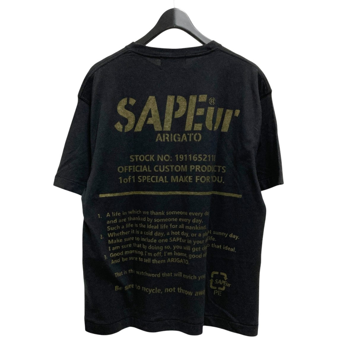 行列のできるレビュー商品、集めました。高評価アイテム ロッドマン SAPEur(サプール) Paisley ブラック Tee S／S Head トップス