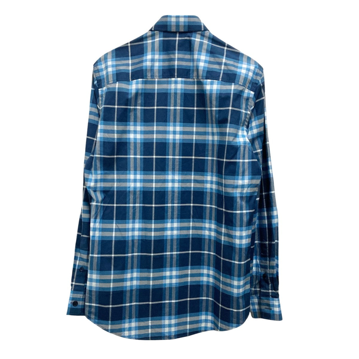 BURBERRY(バーバリー) チェックシャツ8050360 8050360 ブルー×ホワイト 