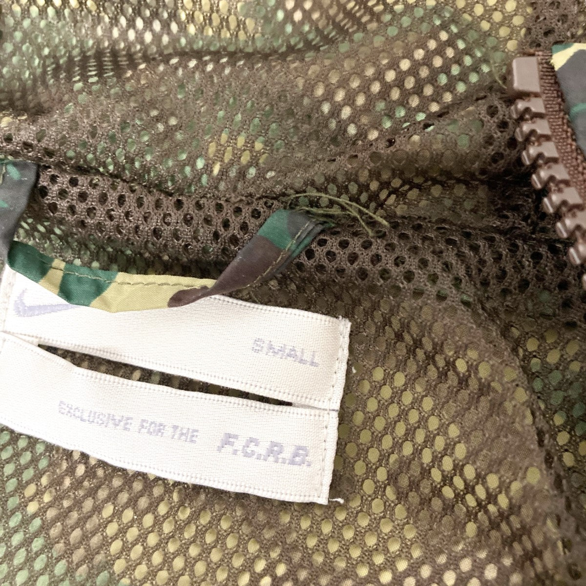 F．C．R．B．×NIKE 12AWカモフラ柄ジップパーカー534627 341