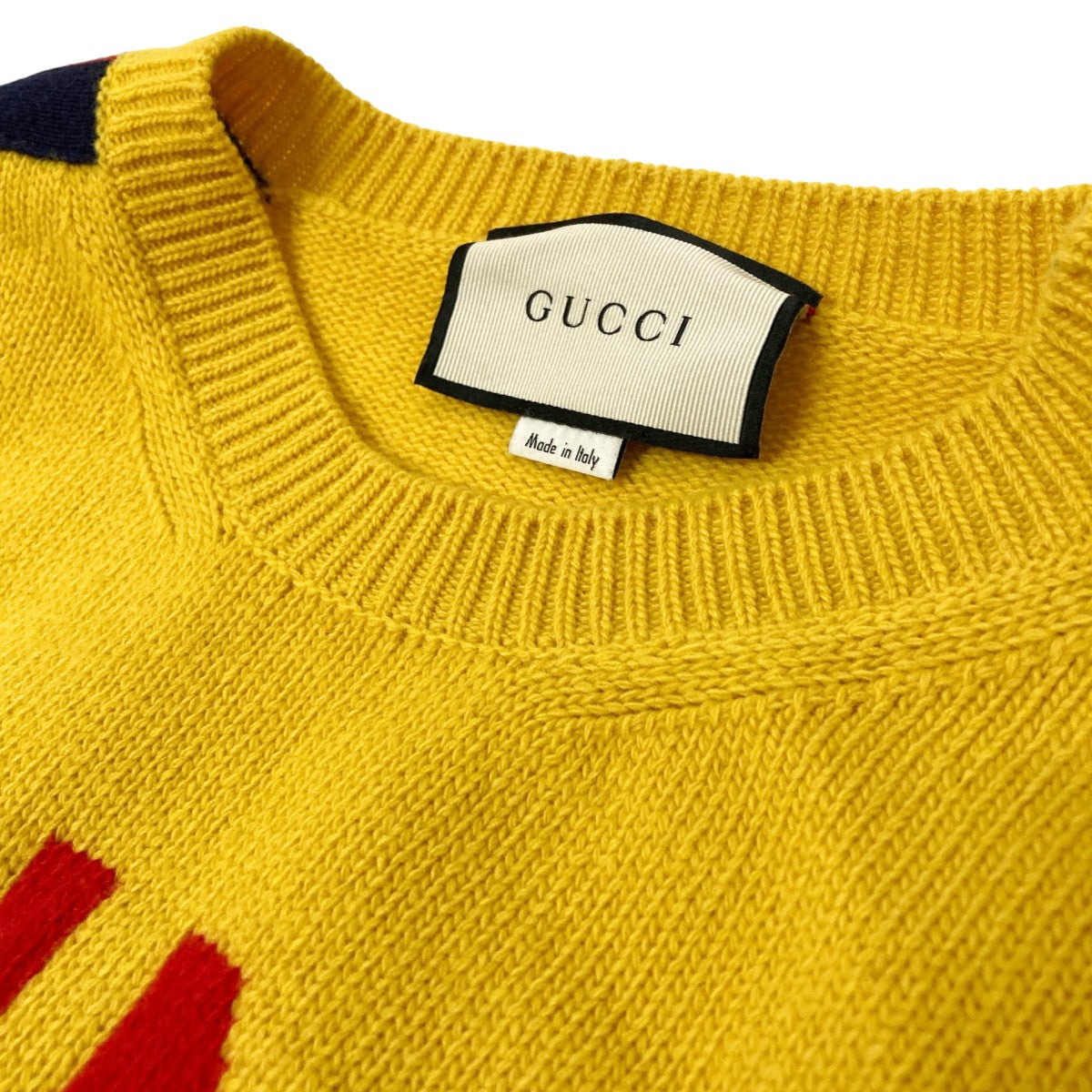 GUCCI BLIND FOR LOVEプルオーバーニット496683 X9179 古着・中古-3枚目のアイテム画像