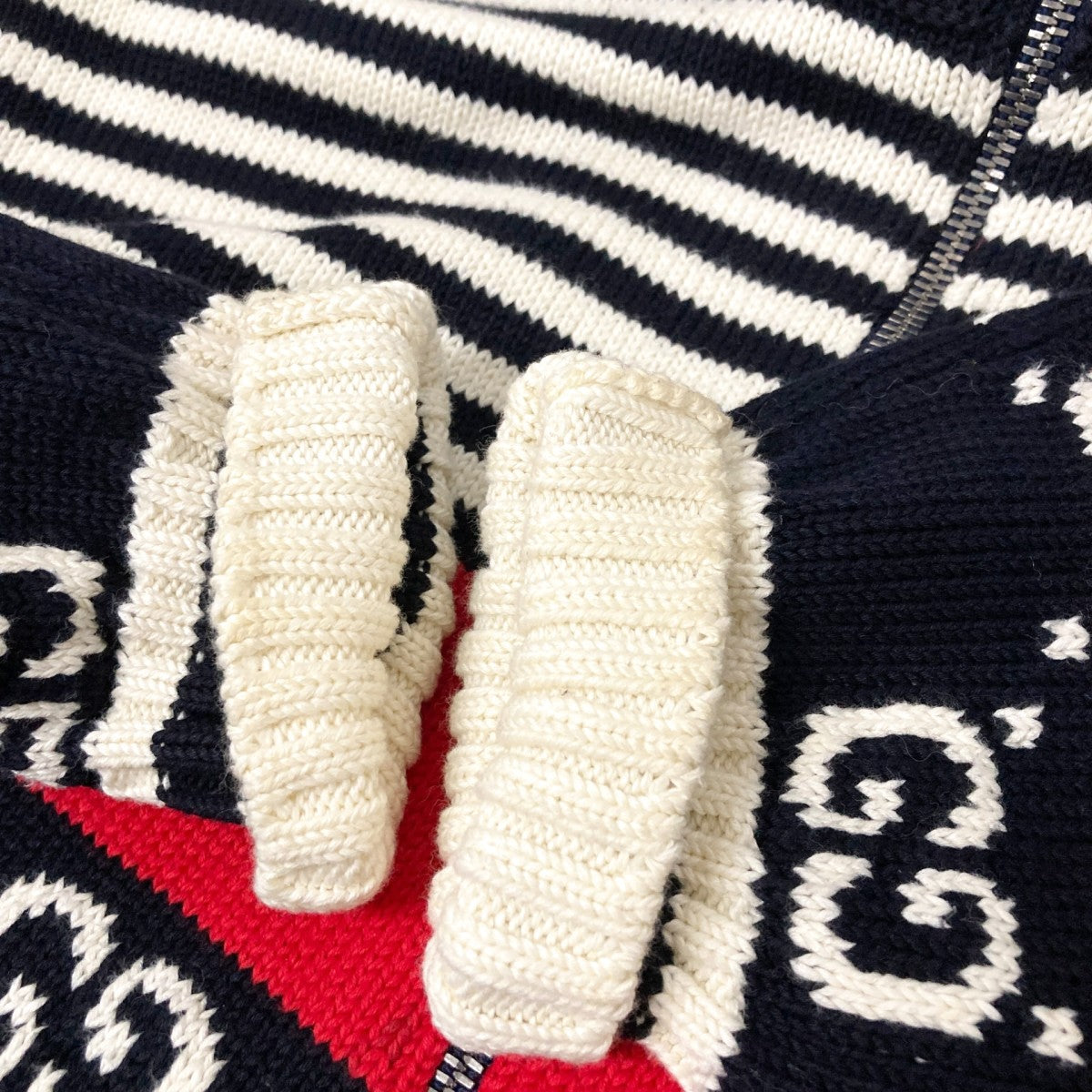 GUCCIジッブアップカーディガン GUCCIジッブアップカーディガン GUCCI ジップアップカーディガン S