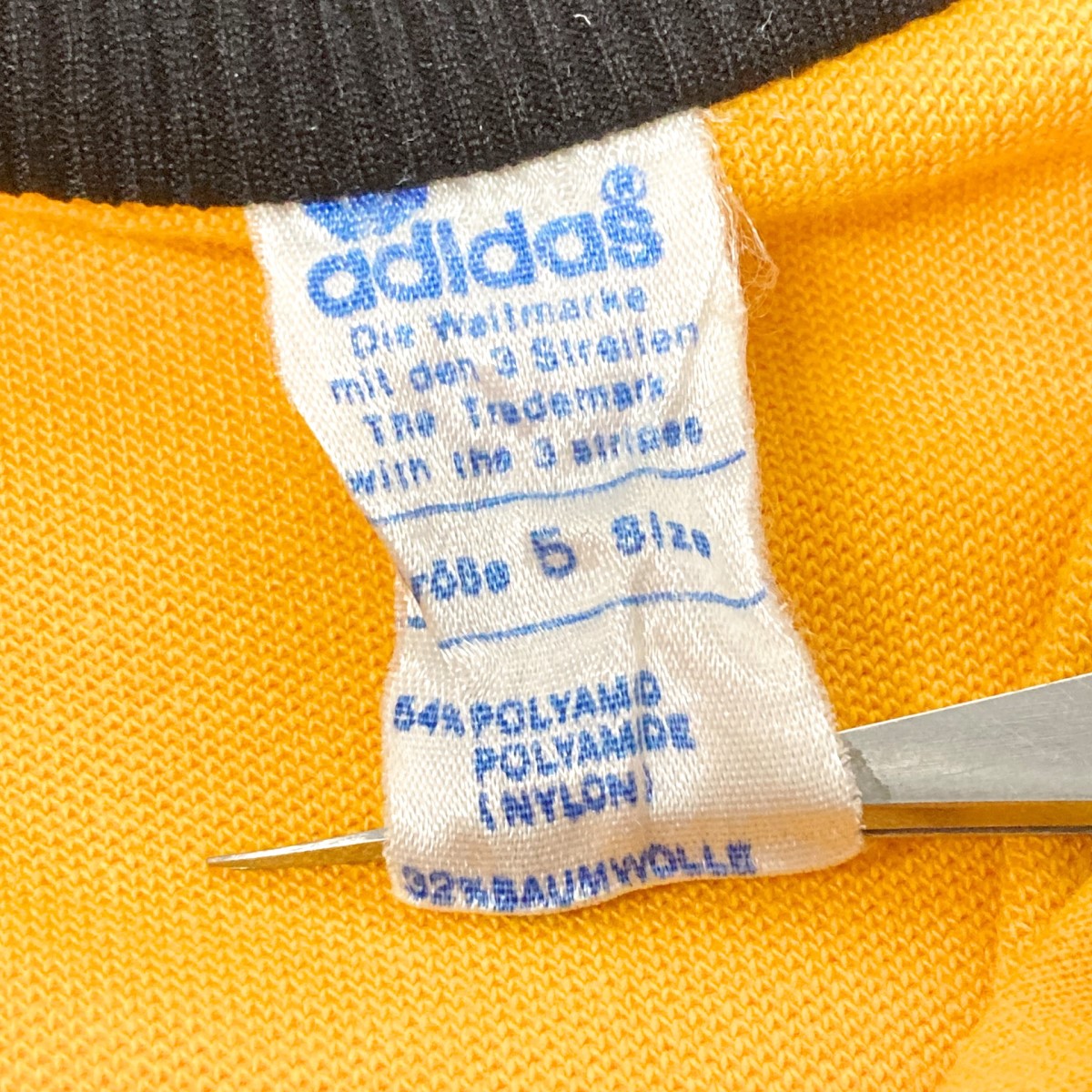 adidas(アディダス) 70sトラックジャケット イエロー×ブラック サイズ