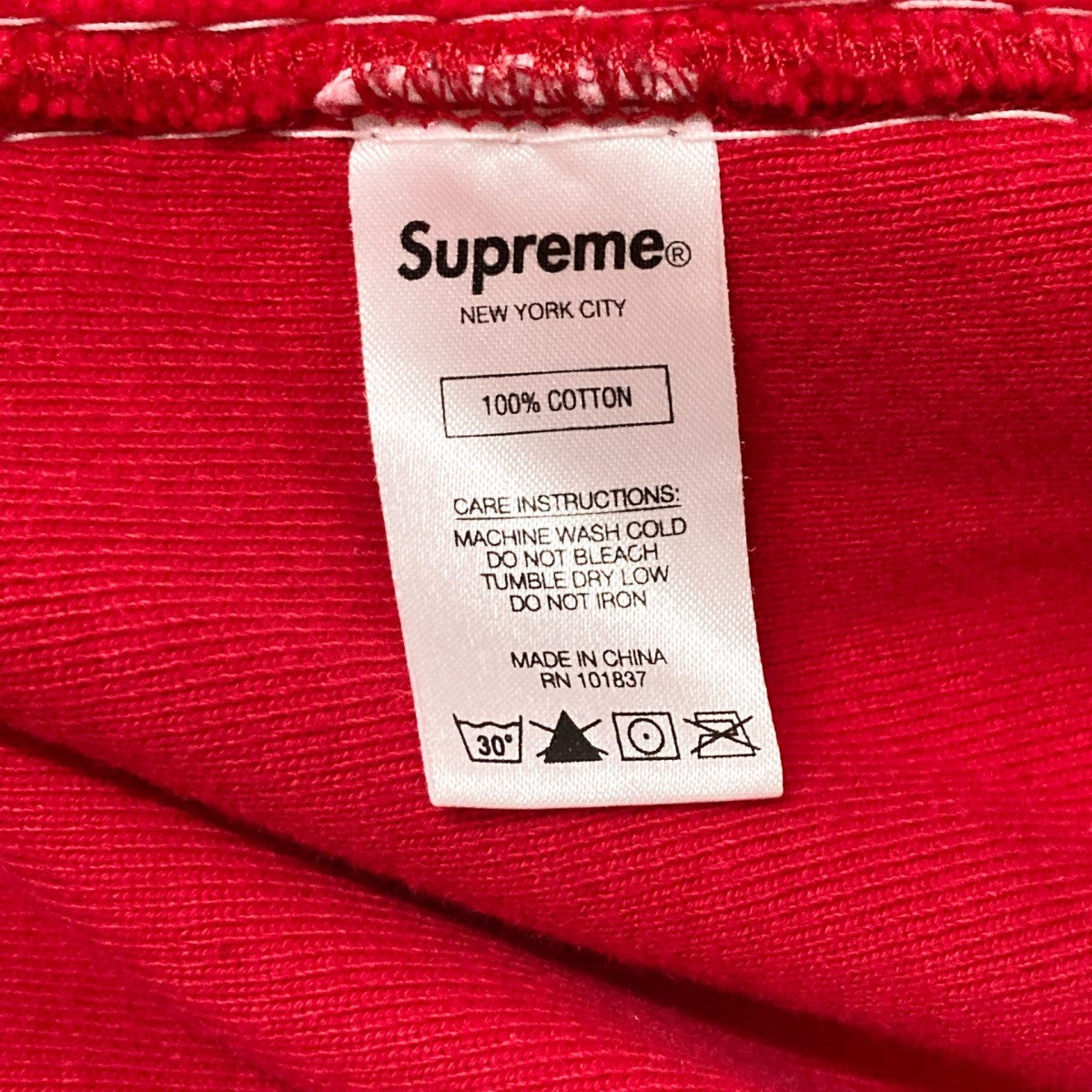 Supreme(シュプリーム) Big Stitch Hooded Sweatshirtプルオーバー