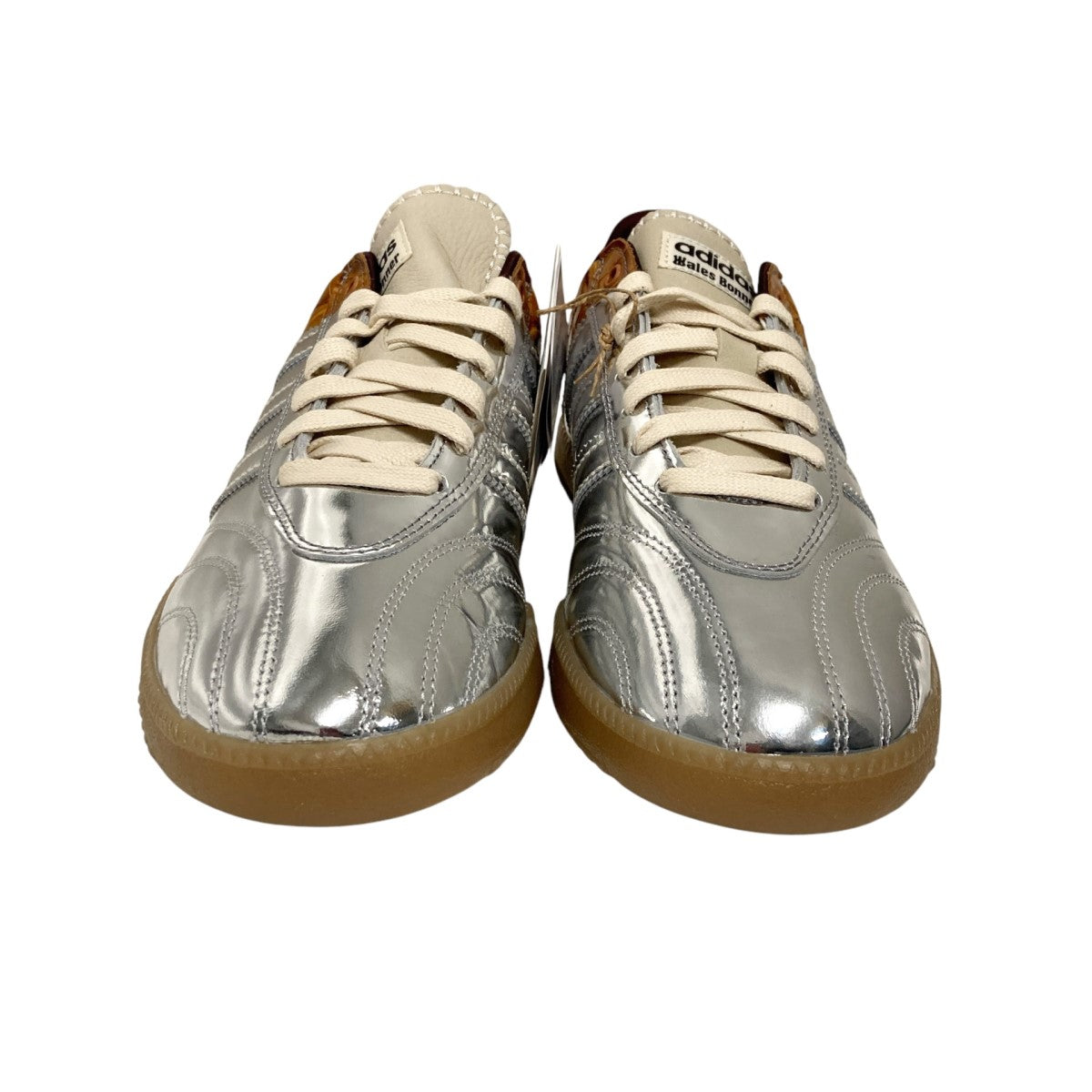 【関税込み】Wales Bonner ベージュ レザースニーカー Leather low trainers Adidas x Wales Bonner Beige size 41.5