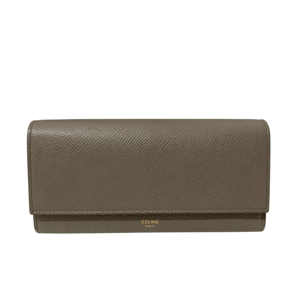 CELINE ラージフラップウォレット長財布10B563 古着・中古-1枚目のアイテム画像