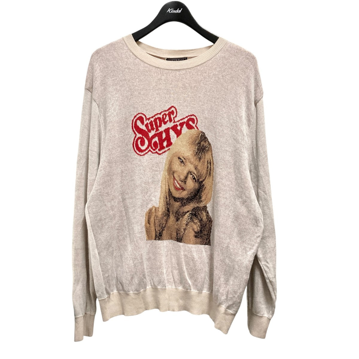 Hysteric Glamour ROCK MY WORLDガールデザインニット02251NS03 古着・中古-1枚目のアイテム画像