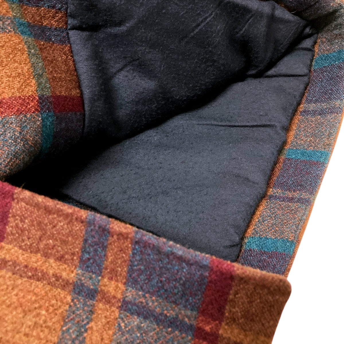 A．P．C．(アーペーセー) チェック中綿ジャケット ブラウン サイズ 34