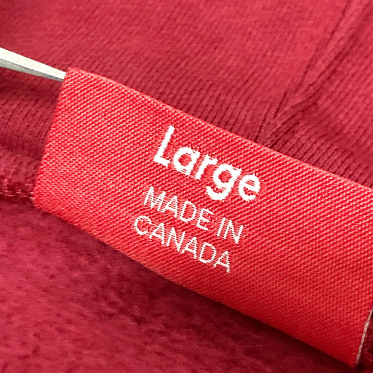 Supreme REDパーカー サイズS /MADE IN  Supreme S Logo Zip Up Hooded Sweatshirt (FW23) - $168