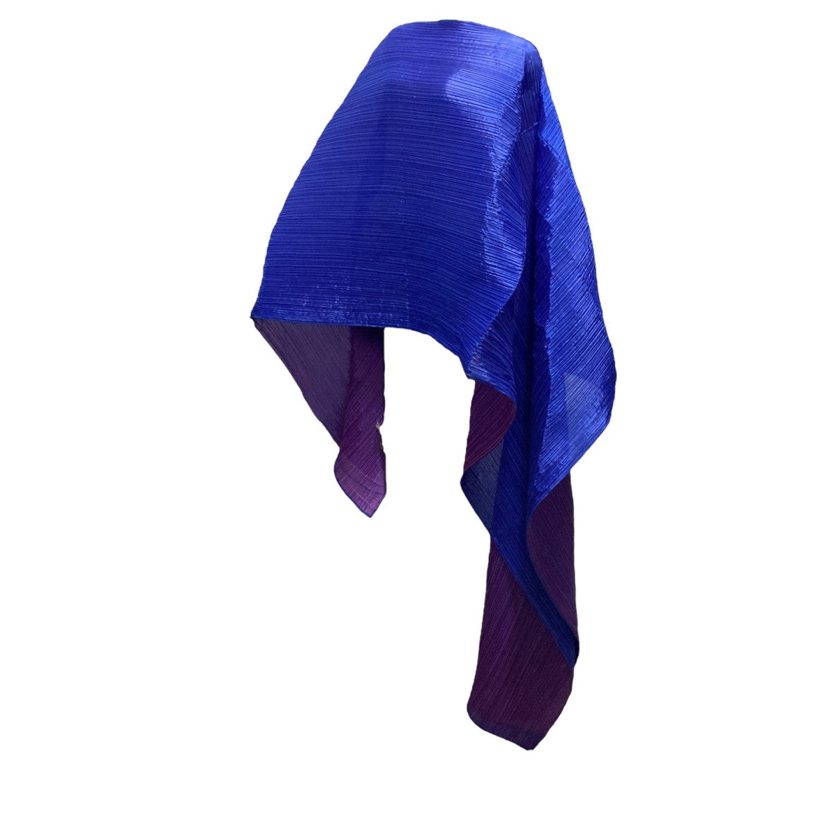 ISSEY MIYAKE(イッセイミヤケ) アシンメトリープリーツポンチョ