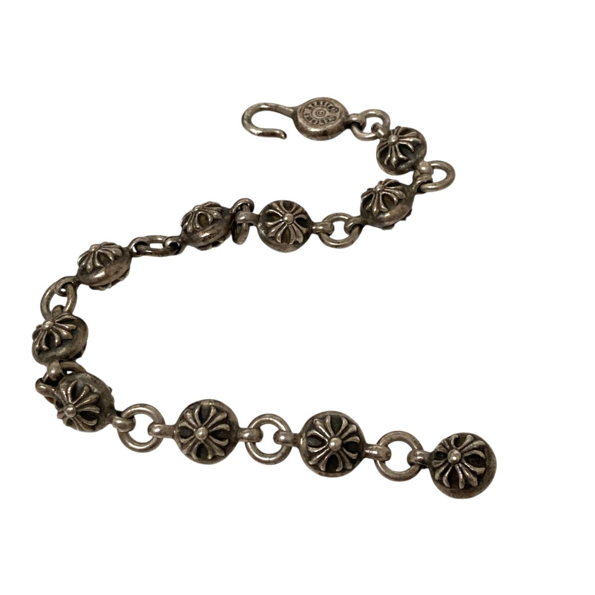 CHROME HEARTS CHクロスボールブレスレットチェーンブレスレット2354 304 9600 古着・中古-2枚目のアイテム画像