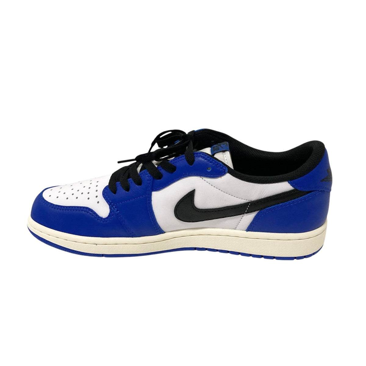 靴 NIKE AIR JORDAN 1 RETRO LOW OG JORDAN BRAND AIR JORDAN 1 RETRO LOW OG GS BLACK/MUSLIN-TECH