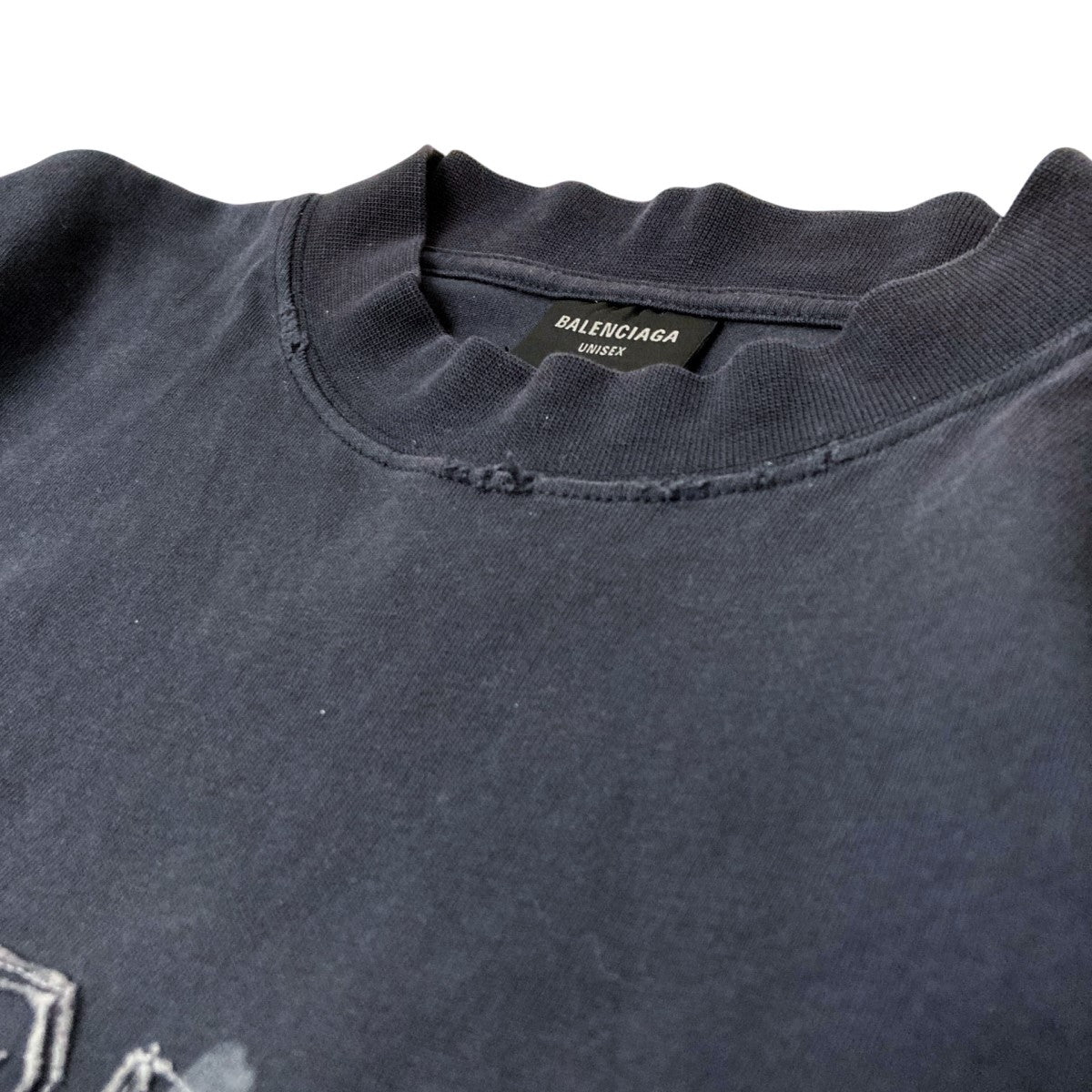 BALENCIAGA BERKINDダメージ加工カットソー739027 古着・中古-3枚目のアイテム画像