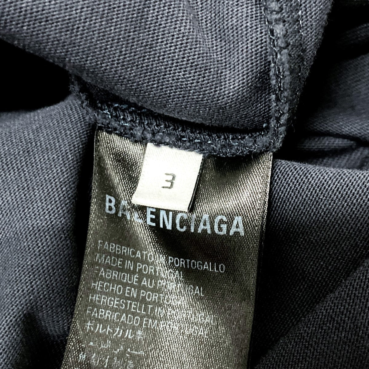 BALENCIAGA BERKINDダメージ加工カットソー739027 古着・中古-4枚目のアイテム画像