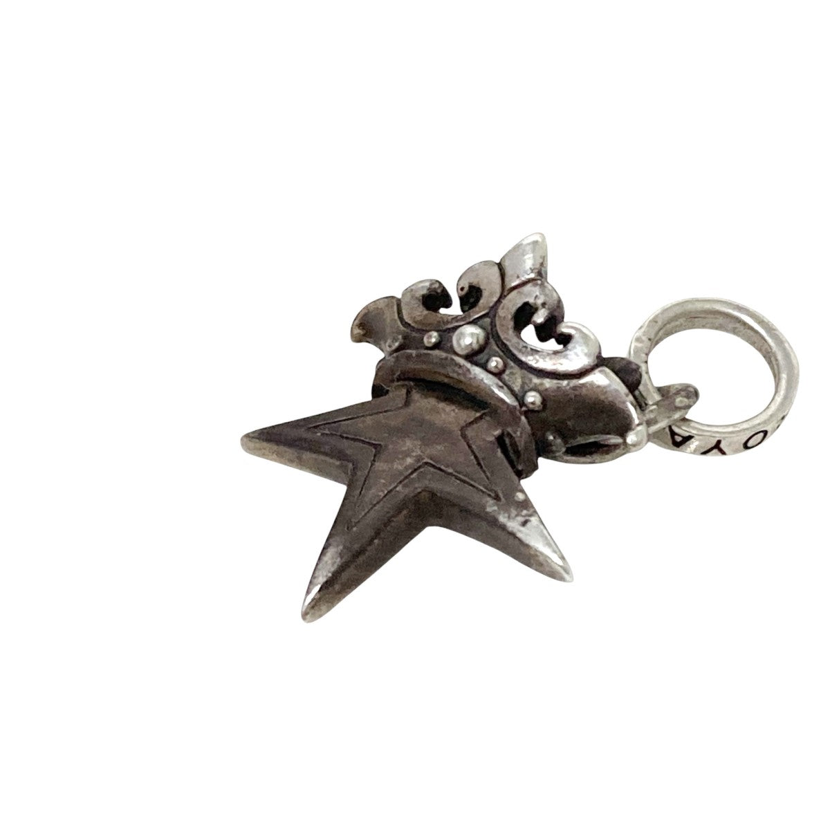 SMALL STAR w CROWNスターモチーフペンダントトップ