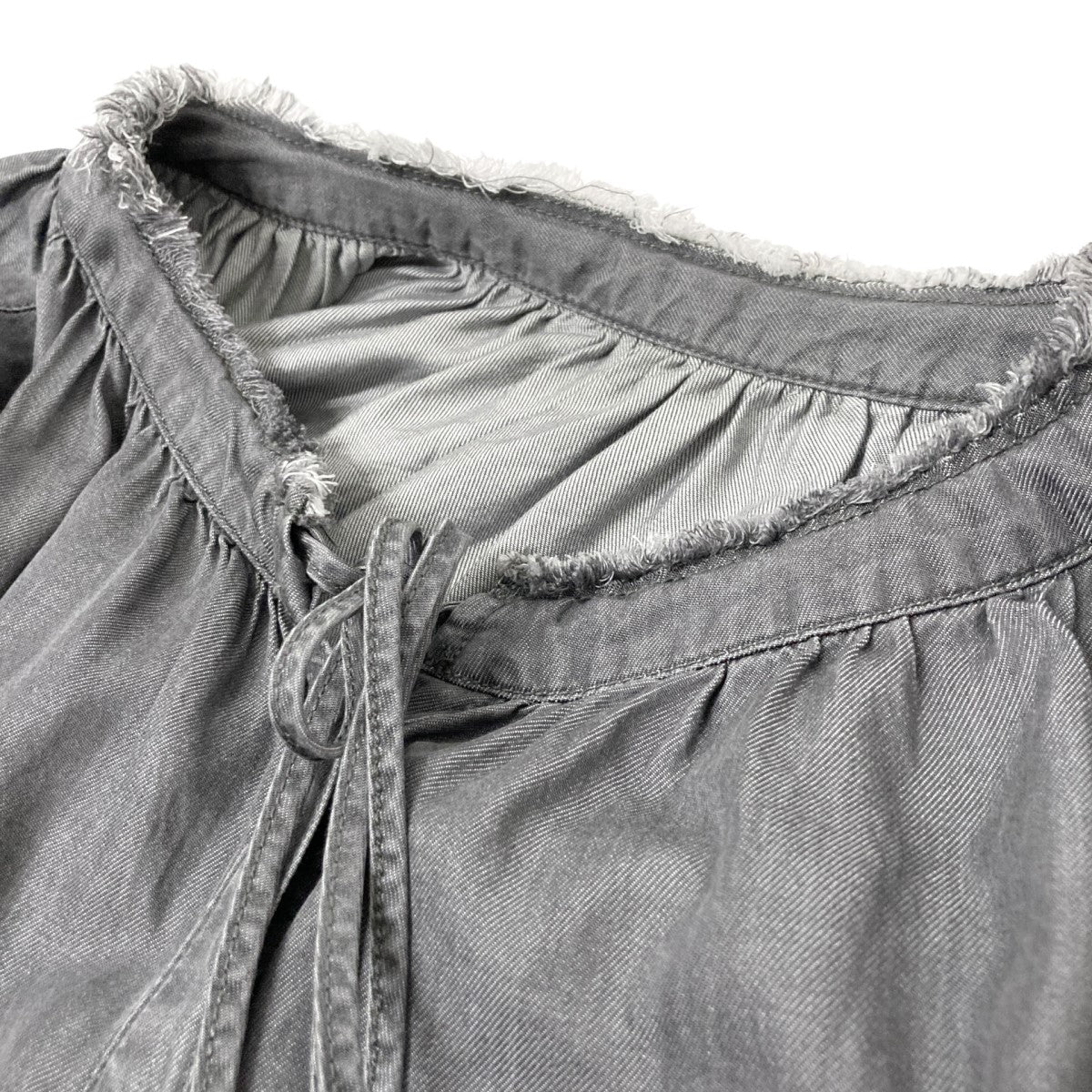 ヘルシーデニム Healthy denim プルオーバーブラウス 31648 グレー サイズ：0 Healthy denim(ヘルシーデニム) プルオーバーブラウス31648
