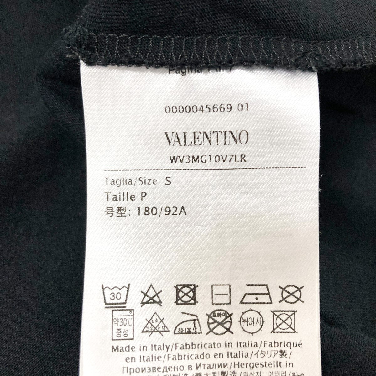 VALENTINO ロゴTシャツWV3MG10V7LR 古着・中古-6枚目のアイテム画像