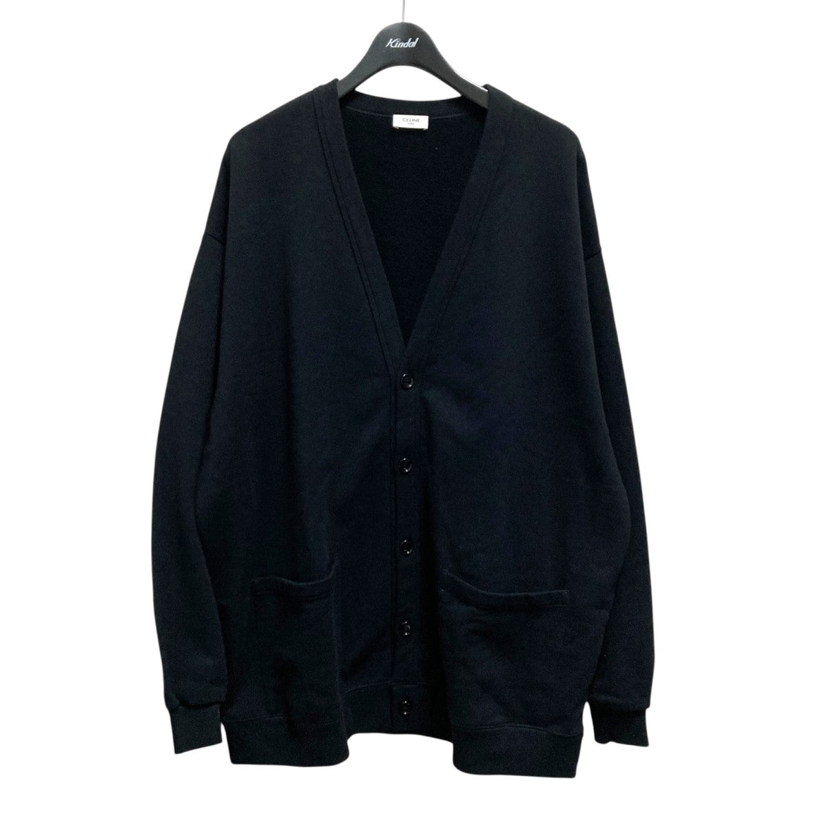 CELINE Oversized Cardigan In Cotton Fleeceスウェットカーディガン2Y672670Q 古着・中古-1枚目のアイテム画像