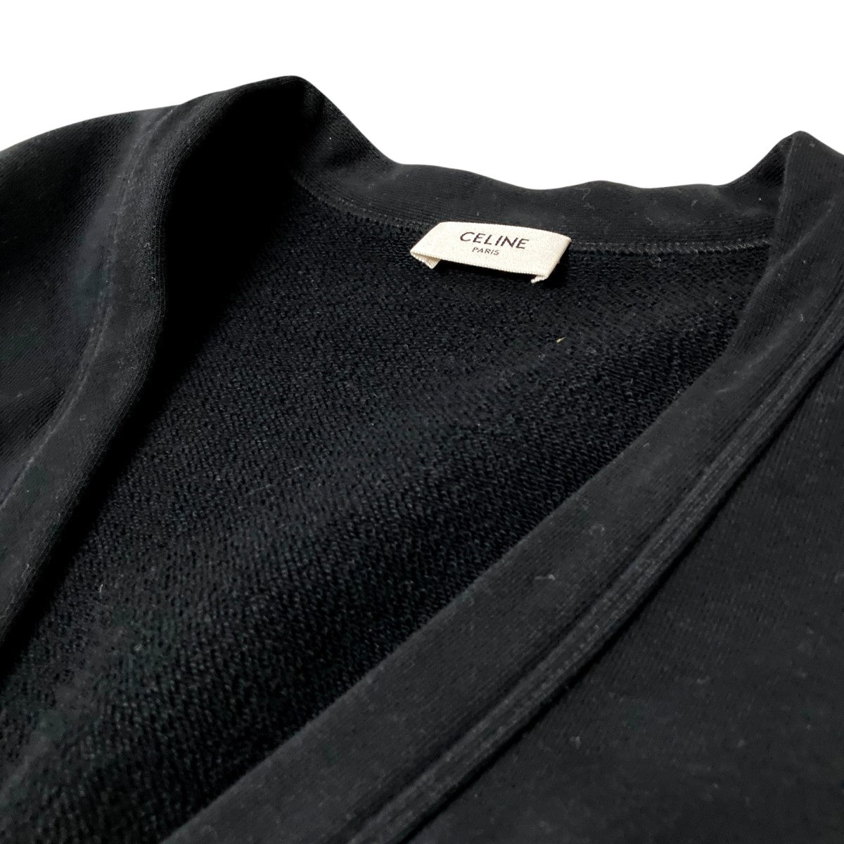 CELINE Oversized Cardigan In Cotton Fleeceスウェットカーディガン2Y672670Q 古着・中古-3枚目のアイテム画像