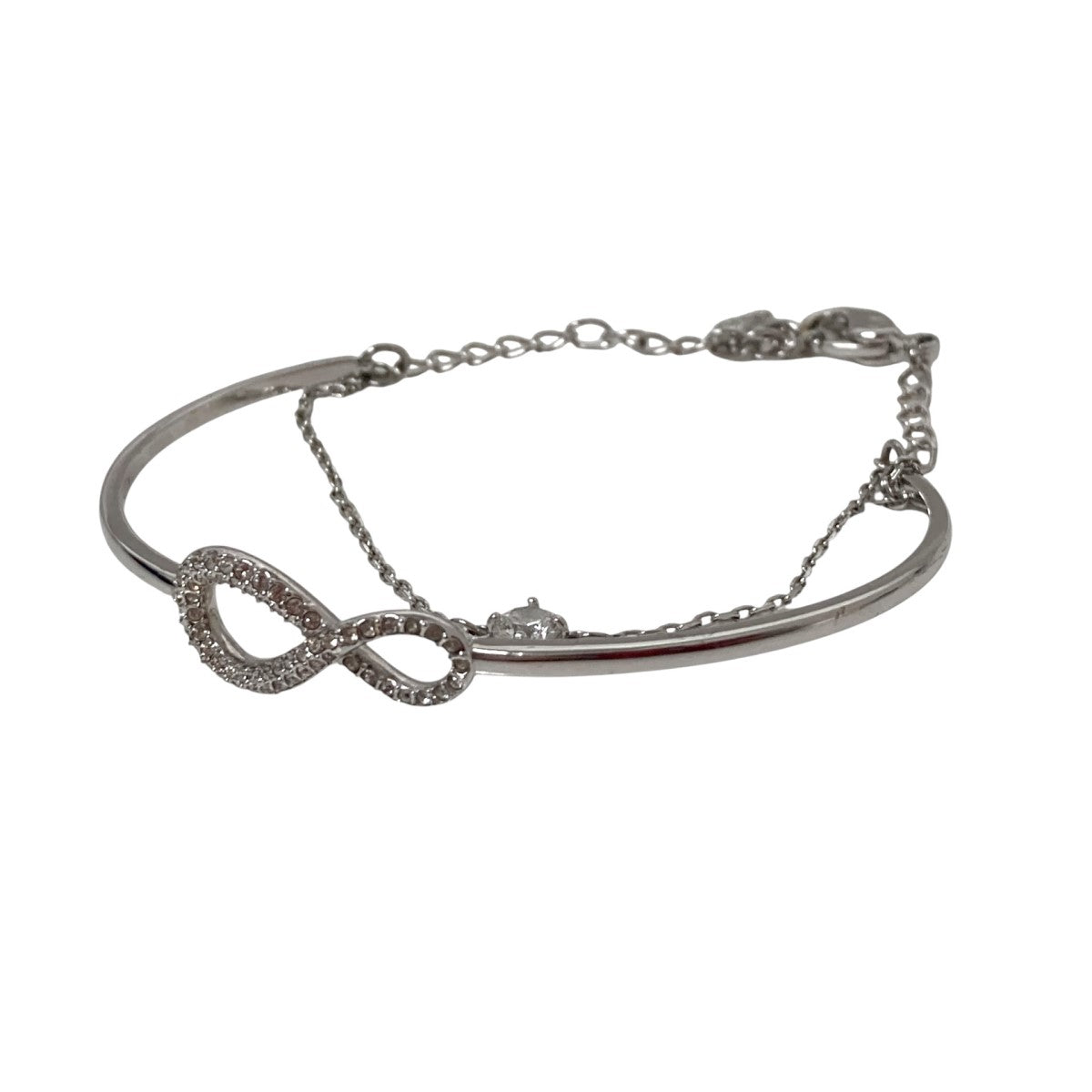 SWAROVSKI INFINITYクリスタルバングル 古着・中古-1枚目のアイテム画像