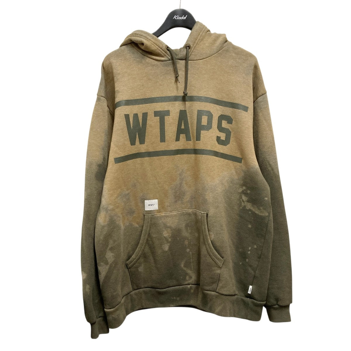 WTAPS DESIGN HOODED TEAM加工プルオーバーパーカー182ATDT CSM02S 古着・中古-1枚目のアイテム画像