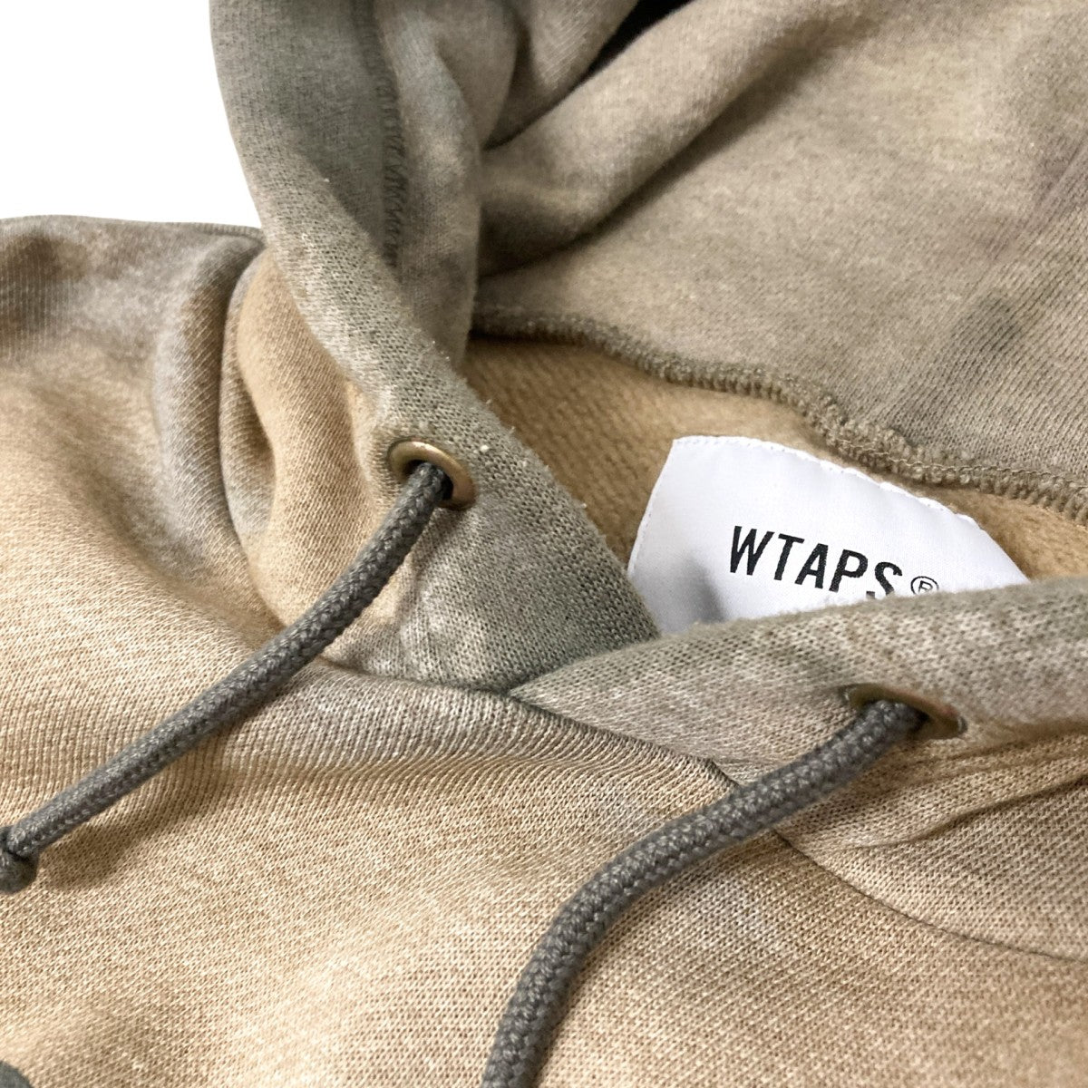 WTAPS DESIGN HOODED TEAM加工プルオーバーパーカー182ATDT CSM02S 古着・中古-3枚目のアイテム画像