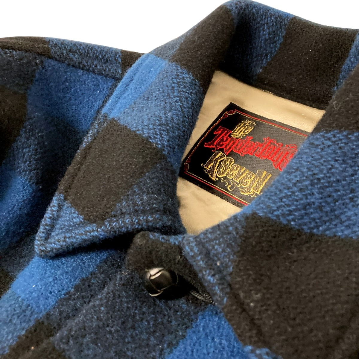 TENDERLOIN(テンダーロイン) チェックジャケット ブルー×ブラック