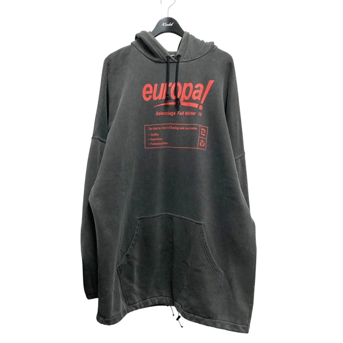 BALENCIAGA(バレンシアガ) ダメージ加工プルオーバーパーカー742603