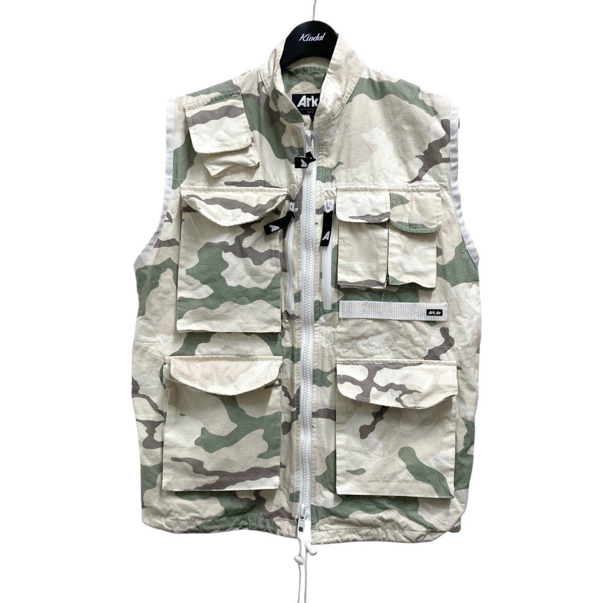 ArkAir COMBAT BESTカモフラ柄ワークベストB112AA P 古着・中古-1枚目のアイテム画像