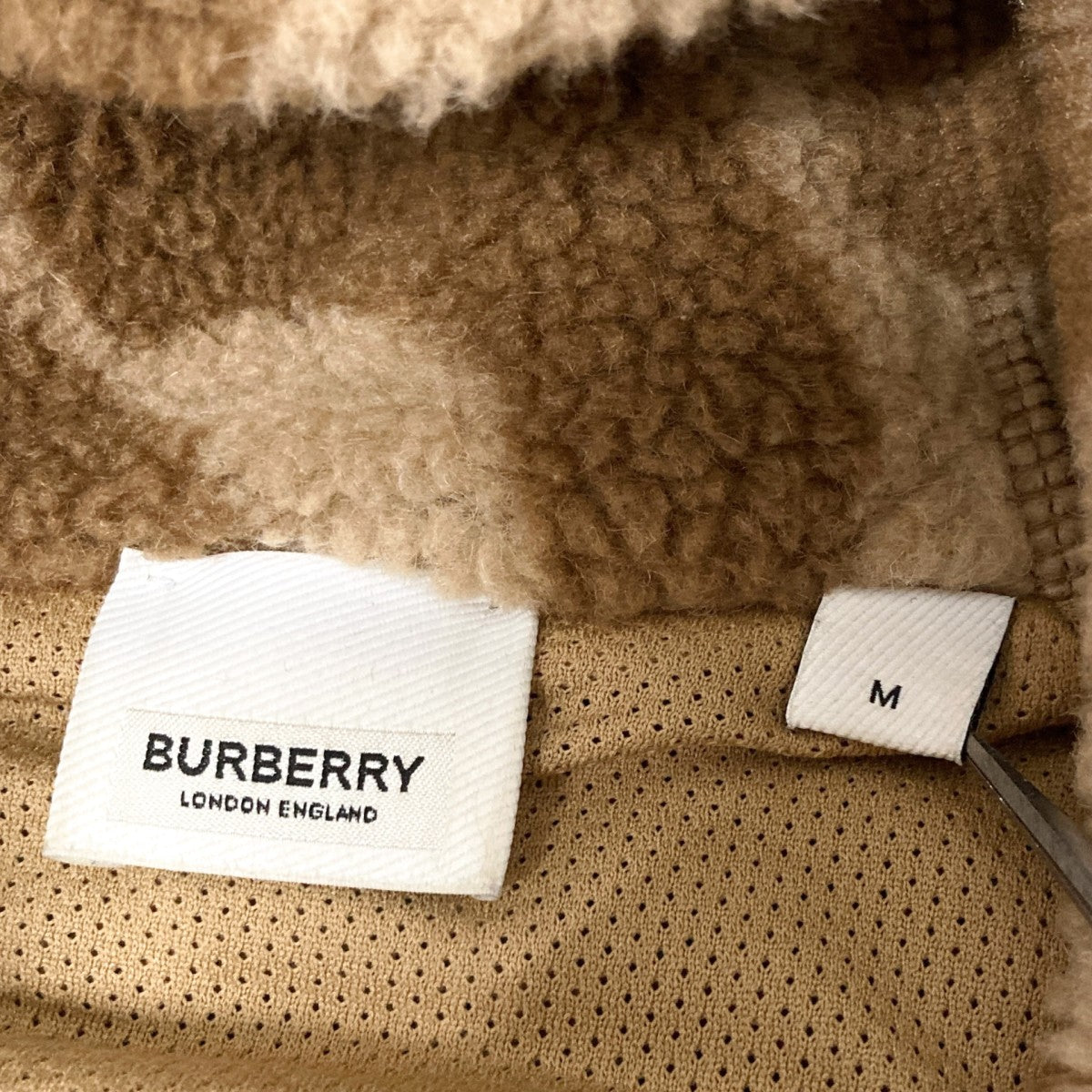 BURBERRY(バーバリー) TBロゴ モノグラムボアジャケット8058387